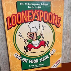 Looneyspoons Low-Fat Food Made Fun Cookbook Janet Greta Podleski Ted Martin‎